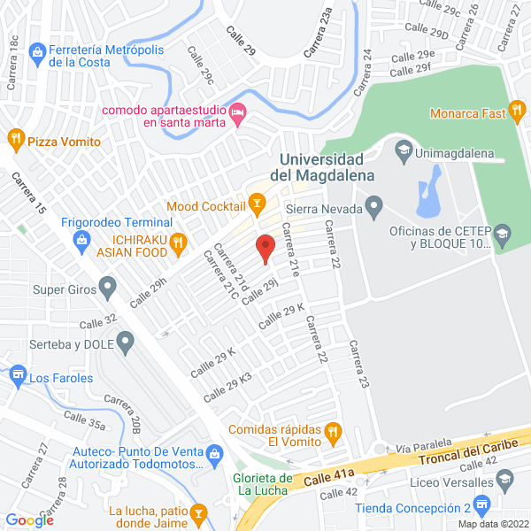 Map of Centro De Servicios Suárez