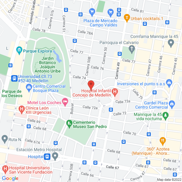 Mapa de Centro Del Trapecio Y Empalancado