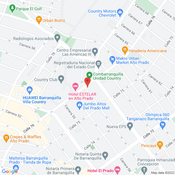 Map of Centro Diagnóstico S.A.S