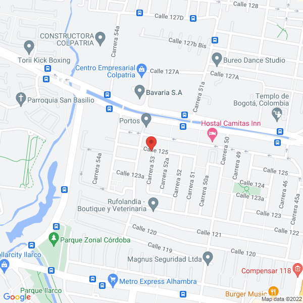 Mapa de Centro Educ. Esp. Construyendo Futuro Con Amor