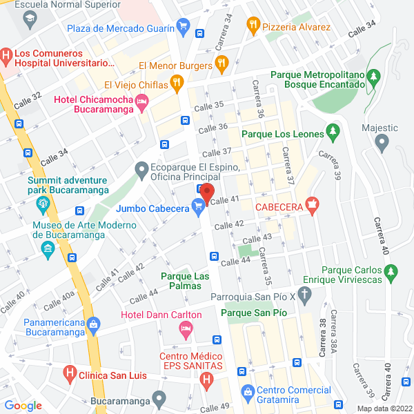 Map of Clinica Odontologica Oral Dental