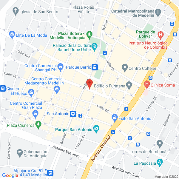 Mapa de Clinica Proyecto Sonrisas