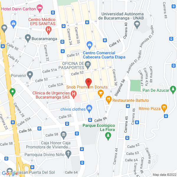 Map of Colchones Sweet Dreams