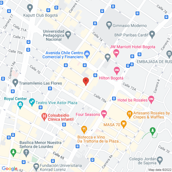 Mapa de Colectora Latinoamericana De Cartera S.A.S.
