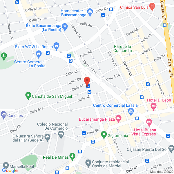 Map of Colegio Nuestra Señora Del Perpétuo Socorro