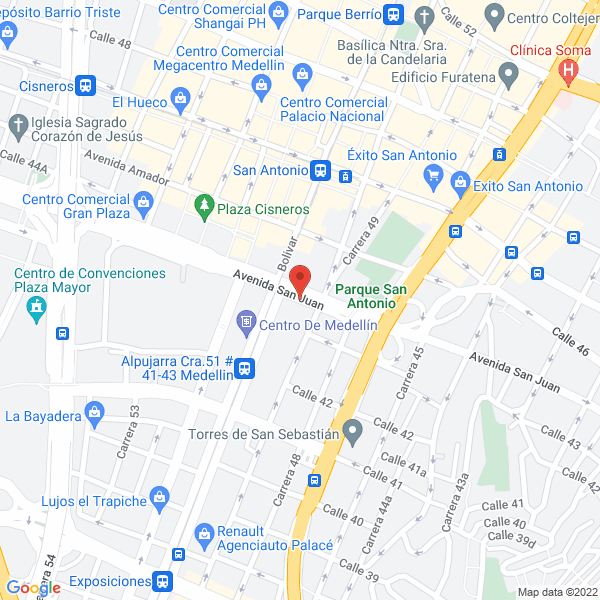 Mapa de Colegio Nueva Generación