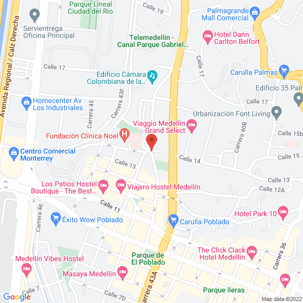 Mapa de Centro Integral De Fisioterapia Crearr Ips