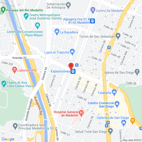 Mapa de Centro Jeep S.A.