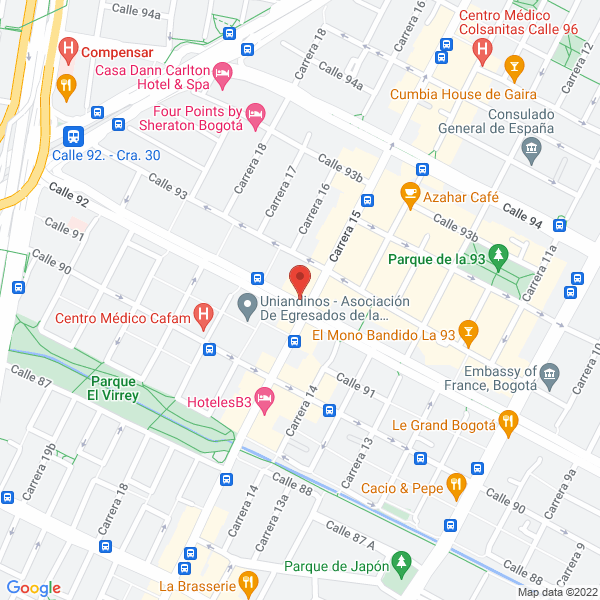 Mapa de Centro Laser De Enfermedades Venosas