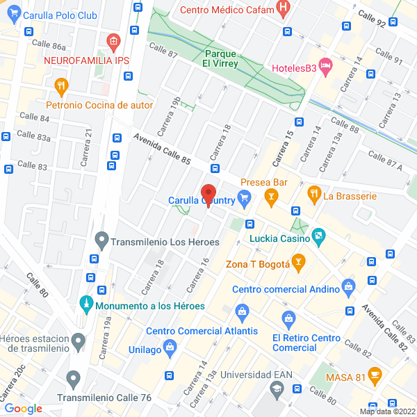 Mapa de Centro Mamográfico S.A.S.