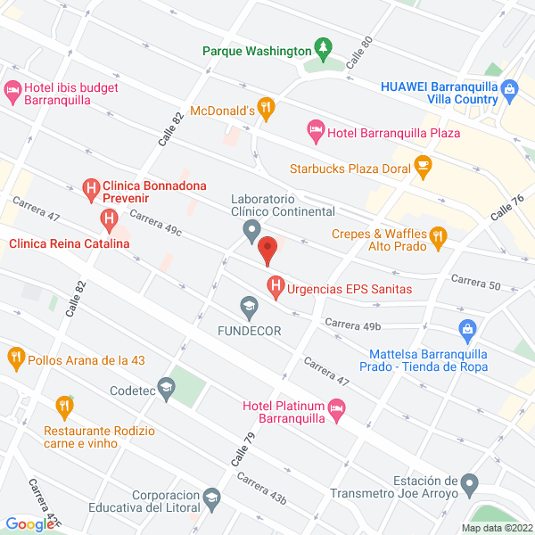 Map of Centro Médico Deportivo Go Fitness S.A.S.