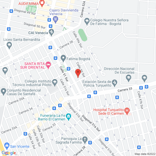 Mapa de Colegio Pastorcitos De Fátima