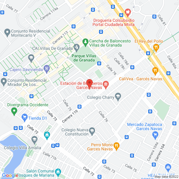 Mapa de Colegio Psicopedagógico La Sabiduría