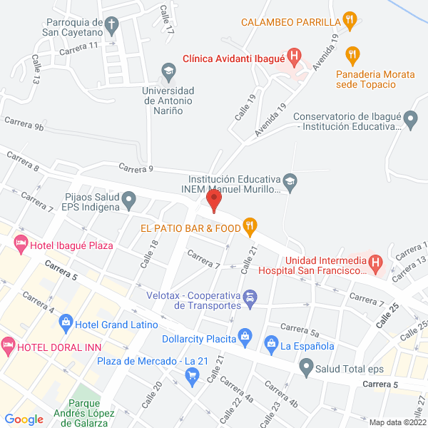 Map of Colegio Santander