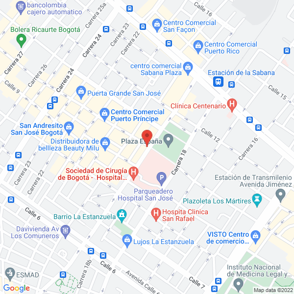 Mapa de Centro Integral De Estòtica Maria Raquel
