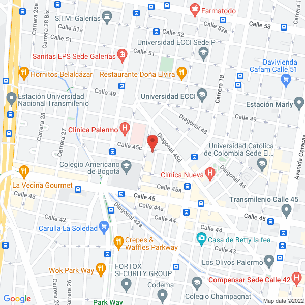 Mapa de Centro Internacional De Optica Ruiz