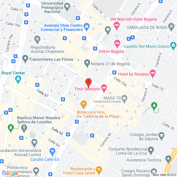 Mapa de Centro Internacional De Pensamiento E Investigación En Derecho Cipid E.U.