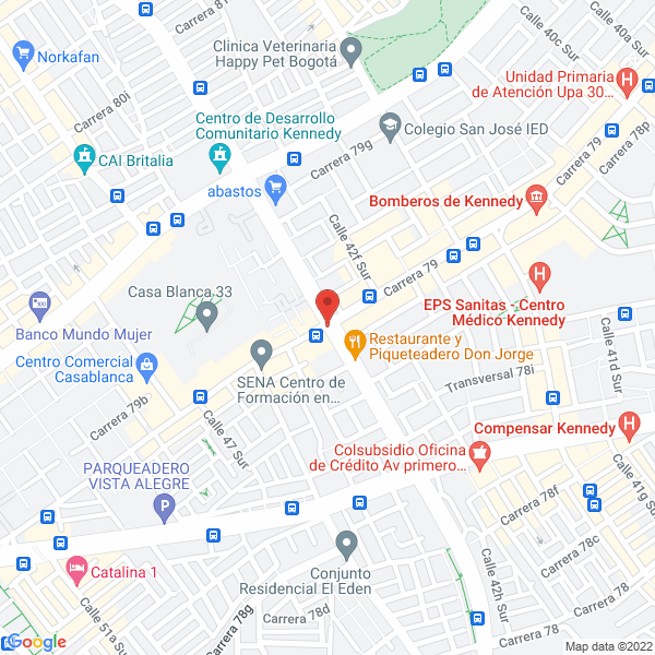 Mapa de Cerámicas Y Pisos Kennedy S.A.S.