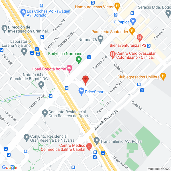 Mapa de Ceravi Equipos Y Soluciones Ltda.