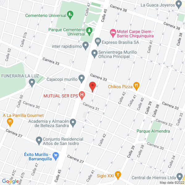 Map of Cabrera César Cristobal