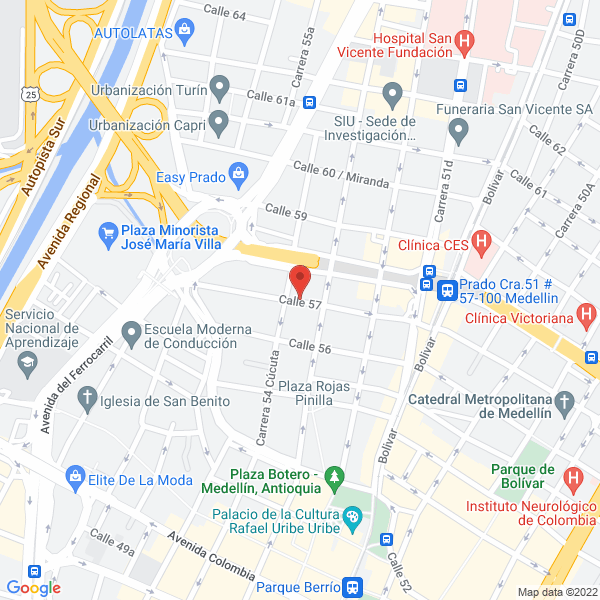 Mapa de Cerrajería La Fé