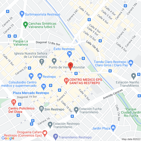 Mapa de Centro Médico Deportivo Sport Body