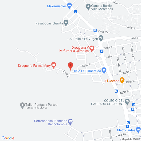 Map of Centro Medico Naturista El Divino Salvador