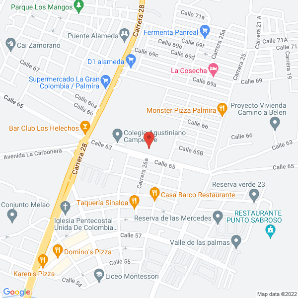 Map of Colegio Liceo La Enseñanza Bilingüe