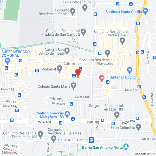 Mapa de Colegio Mayor José Celestino Mutis