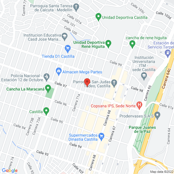 Mapa de Centro Educativo Emanuel Integración Y Futuro