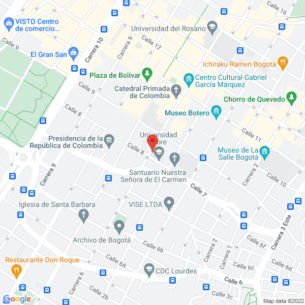 Mapa de Colegio Nacional Diversificado