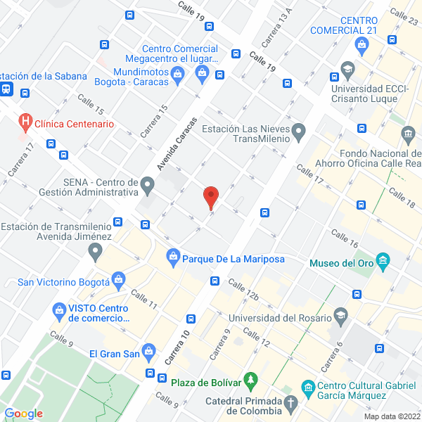 Mapa de Colegio Nueva Inglaterra De Mosquera
