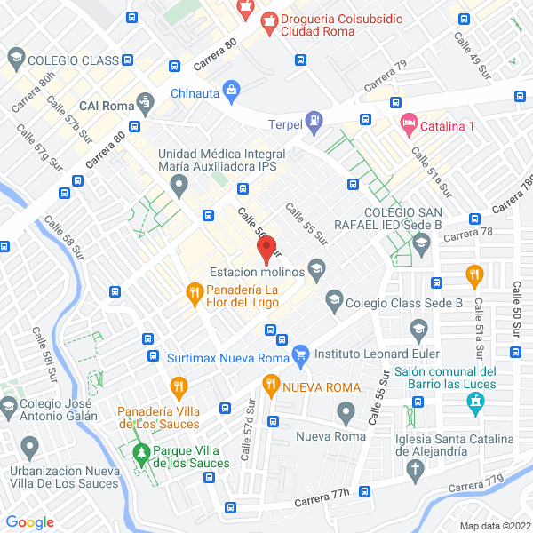 Mapa de Colegio Psicopedagogico Hispano Romano