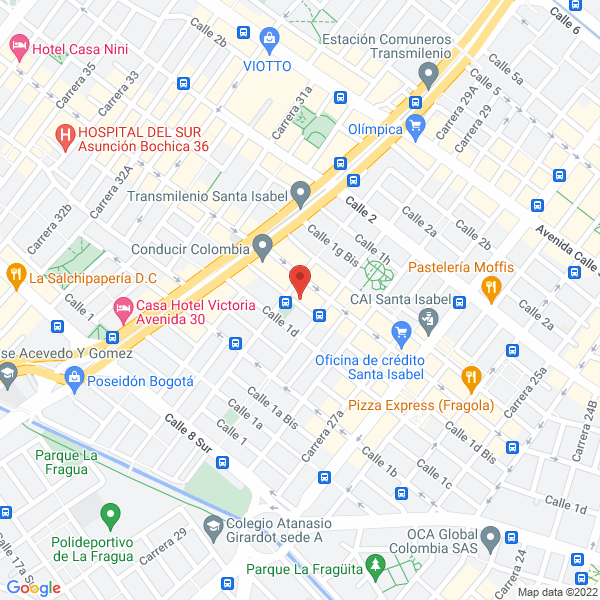 Mapa de Colegio Psicopedagógico María Paz