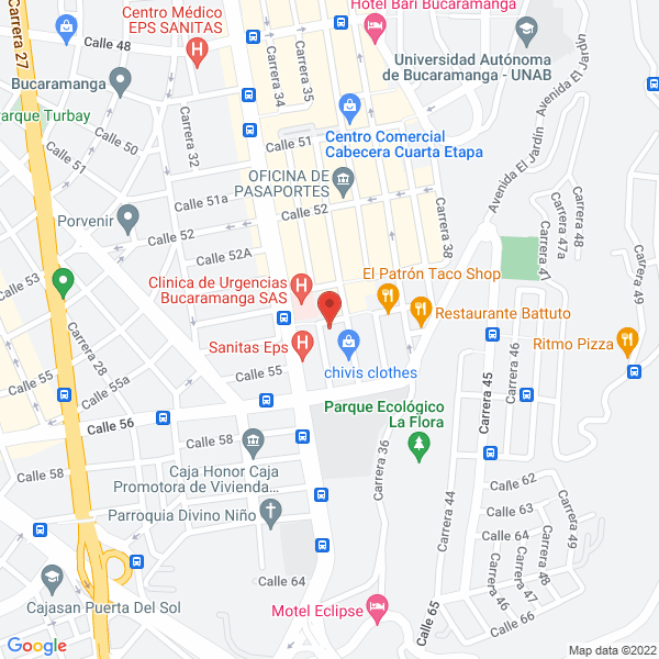 Map of Colegio Reggio Amelia