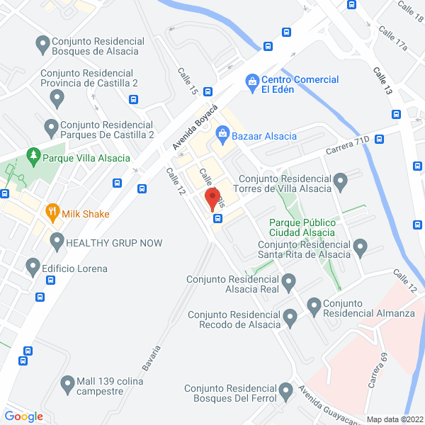 Mapa de Ci Comercializadora G Silva Y Cía. Ltda.