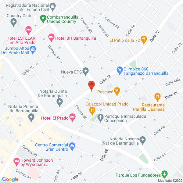 Map of Cerrajería Solano Pérez 72