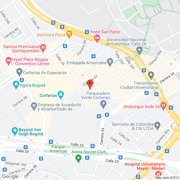 Mapa de Cerrajería Y Ferretería Domicilios 24 Horas