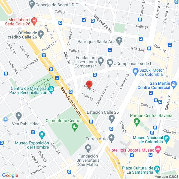 Mapa de Certibogota Ltda