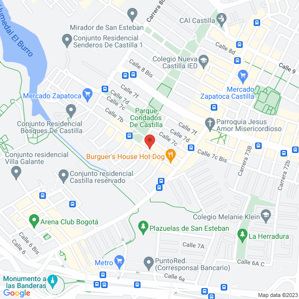 Mapa de Peluquería Chick
