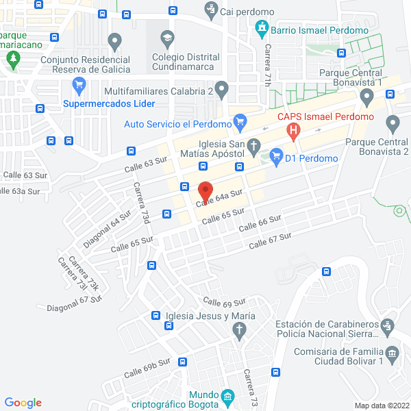 Mapa de Chilaut Bar Latino