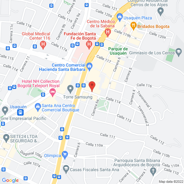Mapa de Chinauta Resort