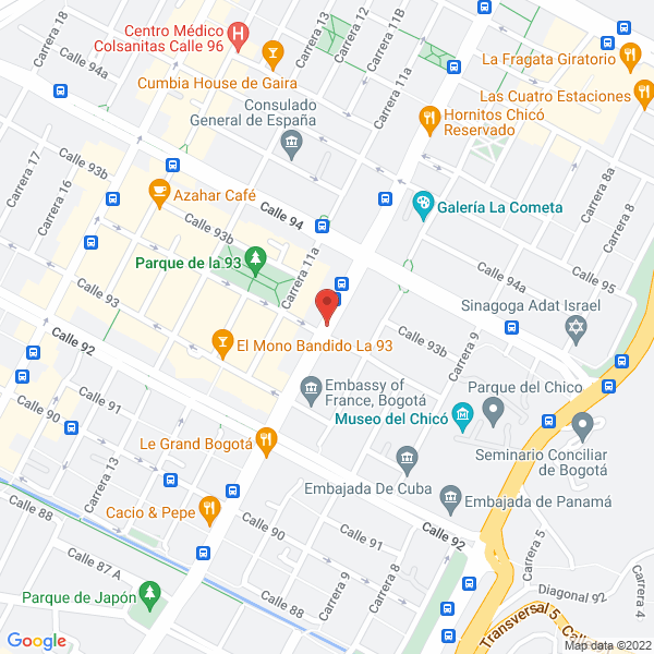 Mapa de Colineal Colombia-Tienda De Muebles