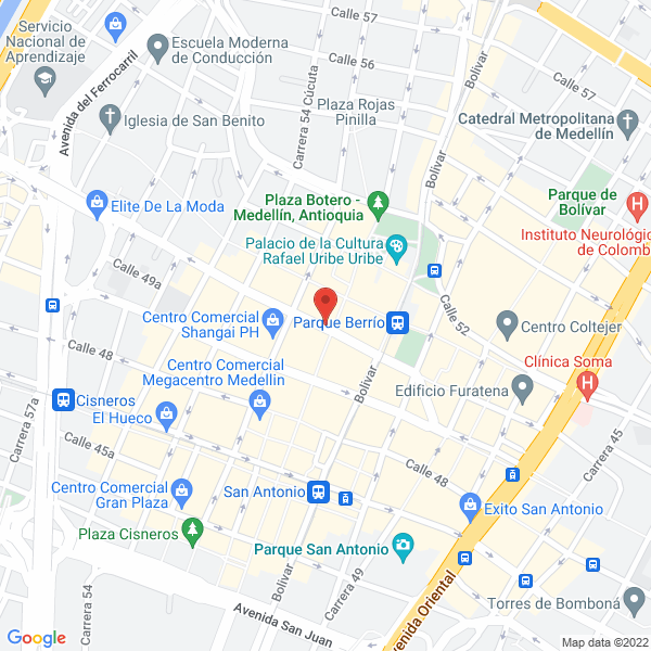 Mapa de Colombia Aventours