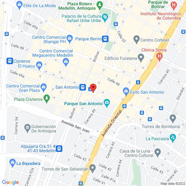 Mapa de Centro Eléctrico Bate