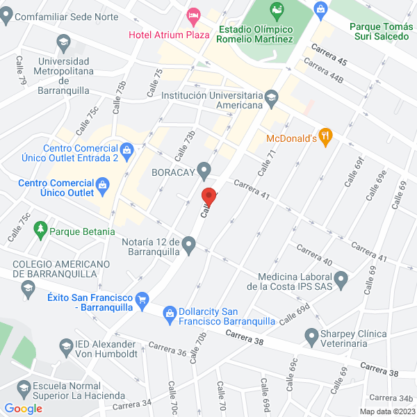 Map of Centro Electrónico Sharp Sony
