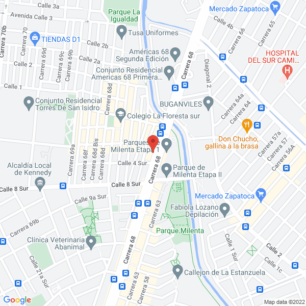 Mapa de Centro Eureka