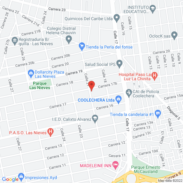 Map of Centro Médico Ecográfico