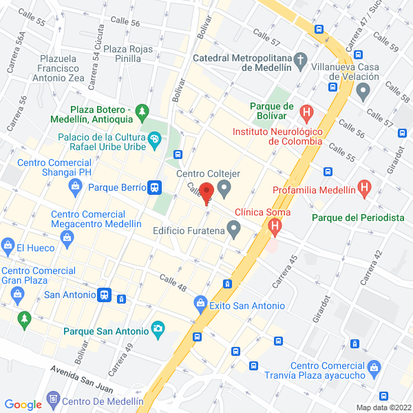 Mapa de Centro Médico Interparroquial