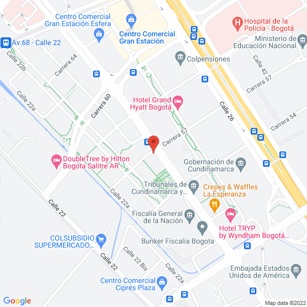 Mapa de Colingeniería S.A.S.